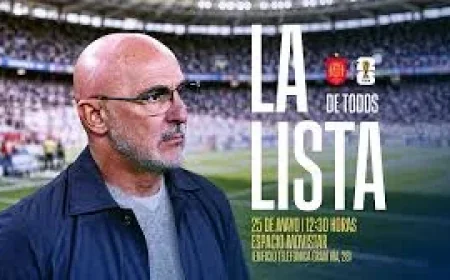 Luis de la Fuente Names Spain Squad With No Real Madrid Players