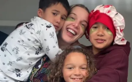 Helen Flanagan says goodbye to Bolton home with 3 children