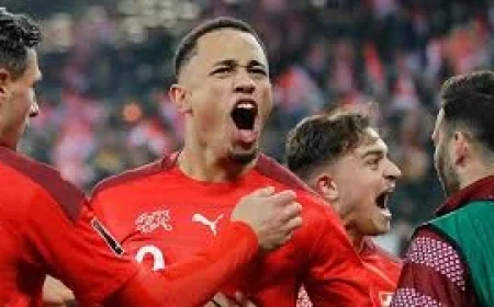 Noah Okafor Makes Switzerland's 26-Man World Cup Squad