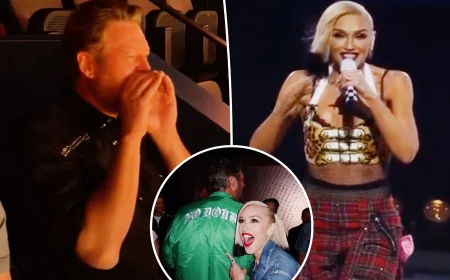 Blake Shelton Cheers No Doubt Las Vegas Show at the Sphere