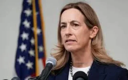 Mikie Sherrill protests Delaney Hall on Memorial Day with Andy Kim
