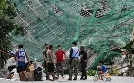 Philippine Rescuers Pull Three From Collapse in Angeles City — Collapsed Building Angeles Philippines News