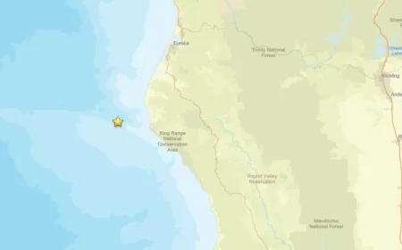 Minor quake near Petrolia adds to Earthquake Los Angeles area activity