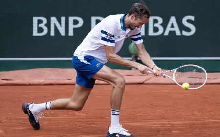 Daniil Medvedev Draws Adam Walton in French Open Day 3