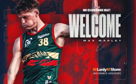 Max Mapley Lands at No.19 as Melbourne Adds Ruck Depth