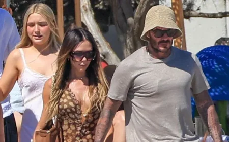 Victoria Beckham Strongly Frames Ibiza Holiday With David and Children — Victoria David Beckham Ibiza Vacation
