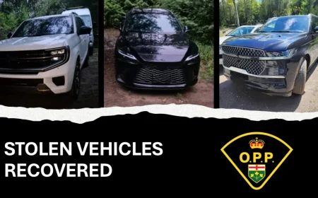 Northumberland OPP Charges Port Hope Man After Vehicle Recovery