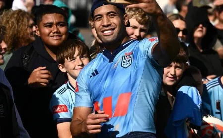 Tolu Koula Starts on the Wing for NSW in Origin Debut