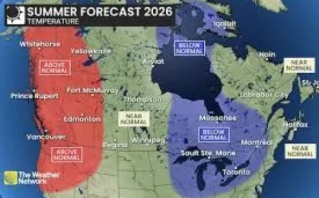 The Weather Network projects warmer, drier Western Canada — Canada Summer Forecast 2026