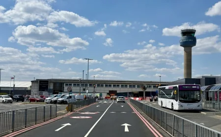 East Midlands Airport Evacuation lifts after 09:30 luggage concern
