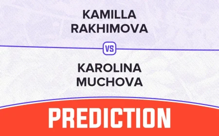 Karolina Muchova Holds 86% Edge Over Kamilla Rakhimova