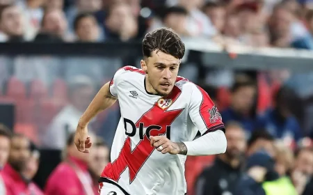 Andrei Rațiu starts for Rayo Vallecano in Leipzig final