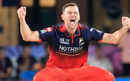Hazlewood's RCB Beat Gujarat Titans by 92 Runs in Ipl Match