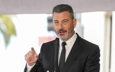 Jimmy Kimmel Honors Adam Carolla at Hollywood Walk of Fame Star Ceremony