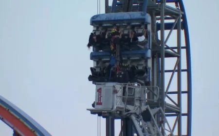 Authorities rescue 8 from Galveston Roller Coaster stuck at Pleasure Pier