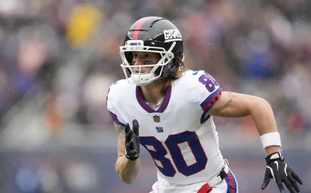 Gunner Olszewski Carted Off During Giants OTAs