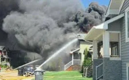 Fire Engulfs Five Homes on Geary Crescent Saskatoon
