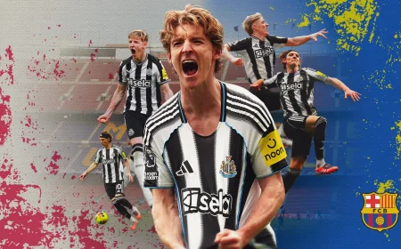 Barcelona Sign Gordon From Newcastle for Undisclosed Fee