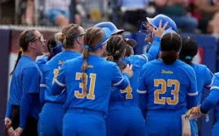 Megan Grant Hits 91 as Ucla Vs Arkansas Softball Turns Lopsided