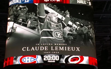 Freddie Andersen Honors Claude Lemieux After Death at 60