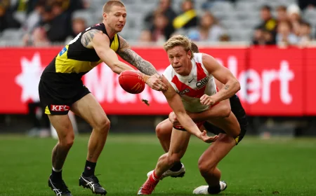 Harry Kyle Debuts as Sydney Rest Brodie Grundy — Sydney Vs Richmond