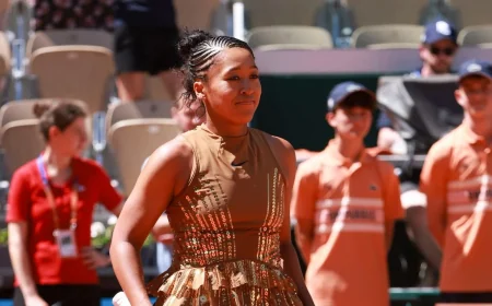 Naomi Osaka French Open Outfit Debuts Kevin Germanier Look at 2026 French Open