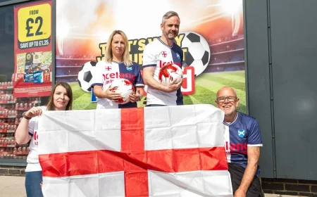 Peter Wilson Brings Scotland Football Top to Berwick Shirt