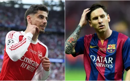 Kai Havertz Scores Again in Ucl Score Final for Arsenal