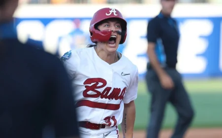 Alabama Tops UCLA 6-3, Sets Up Alabama Vs Nebraska Softball
