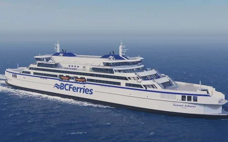Bc Ferries names four Summit-class vessels, explores mobile ordering