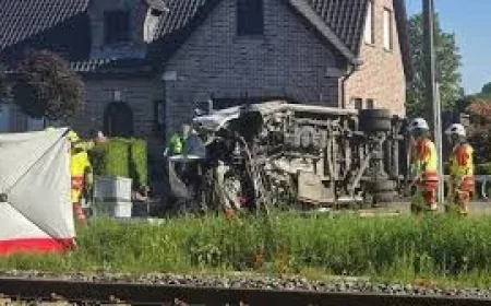 Belgium School Bus Crash Kills Four Near Buggenhout