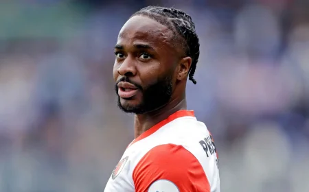 Raheem Sterling arrested after Lamborghini crash on M3 motorway