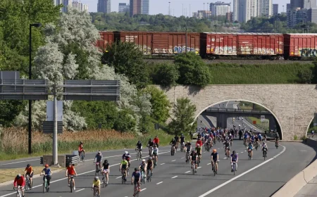 Ashley Curtis Says 10,000 Cyclists Will Close DVP for Bike For Brain Health