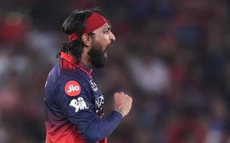 Gujarat Titans Vs Royal Challengers Bengaluru: RCB Hold GT to 155-8 in Final