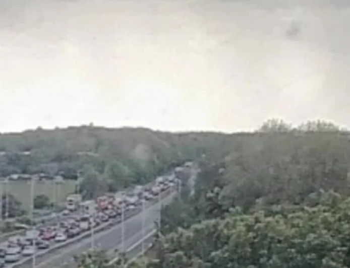 National Highways Holds M56 Traffic After 4-Vehicle Crash Near Warrington