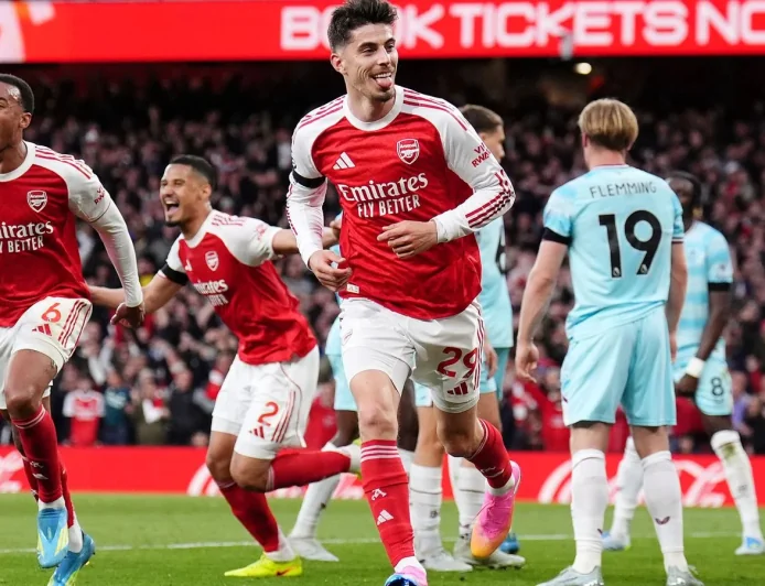 Kai Havertz nods Arsenal past Burnley in 1-0 Now Tv win
