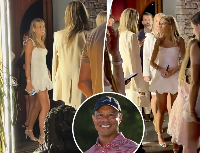 Tiger Woods Arrives Late at Kai Trump Graduation With Vanessa Trump