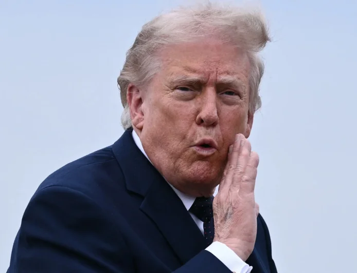 Trump Posts Flag Of The United States Over Iran on Saturday