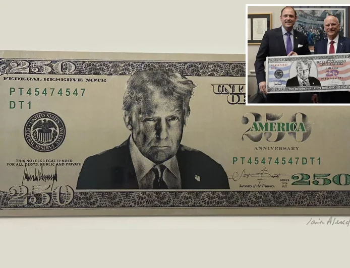 Brandon Beach pushed $250 Bill prototypes with Trump’s face