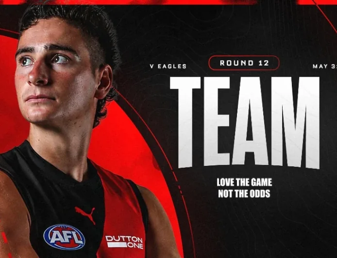 Five Changes Lift Essendon For Eagles Vs Essendon Clash