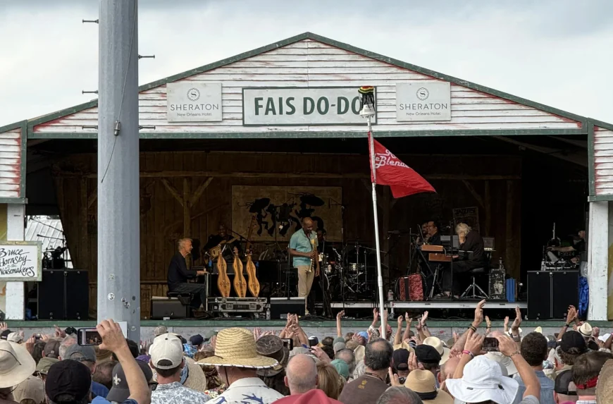 Branford Marsalis joins Bruce Hornsby at New Orleans set