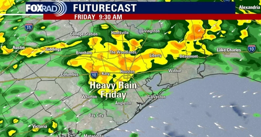 Houston Weather: FOX 26 Storm Alert Brings 4 Inches Friday