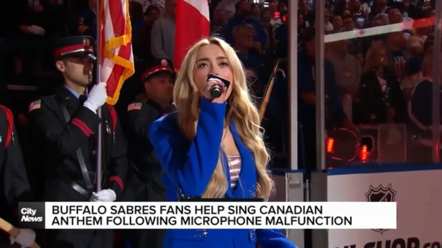 Sabres De Buffalo Fans Lift O Canada With Buffalo Singer