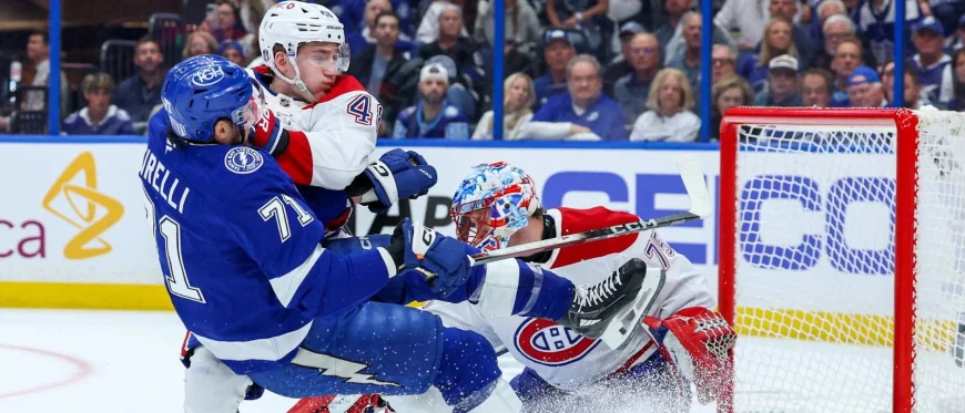Hutson Lifts Canadiens Past Lightning 3-2 in Game 3
