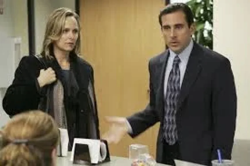 Melora Hardin Says Steve Carell Scene Was 90 Percent Improvised