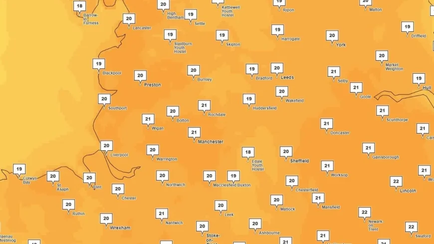 Liverpool Weather Forecast Calls for 23C Peak on Friday