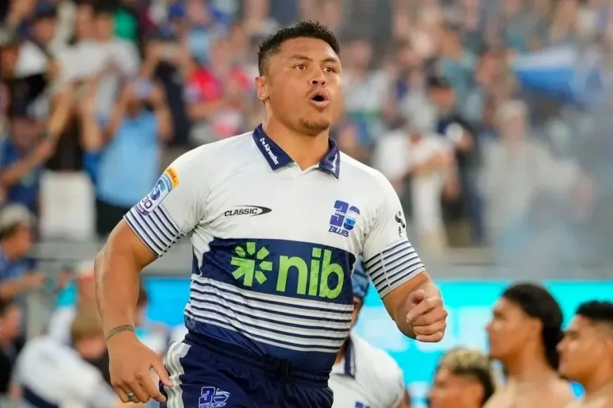Caleb Clarke Returns for Moana Pasifika Vs Blues at North Harbour Stadium
