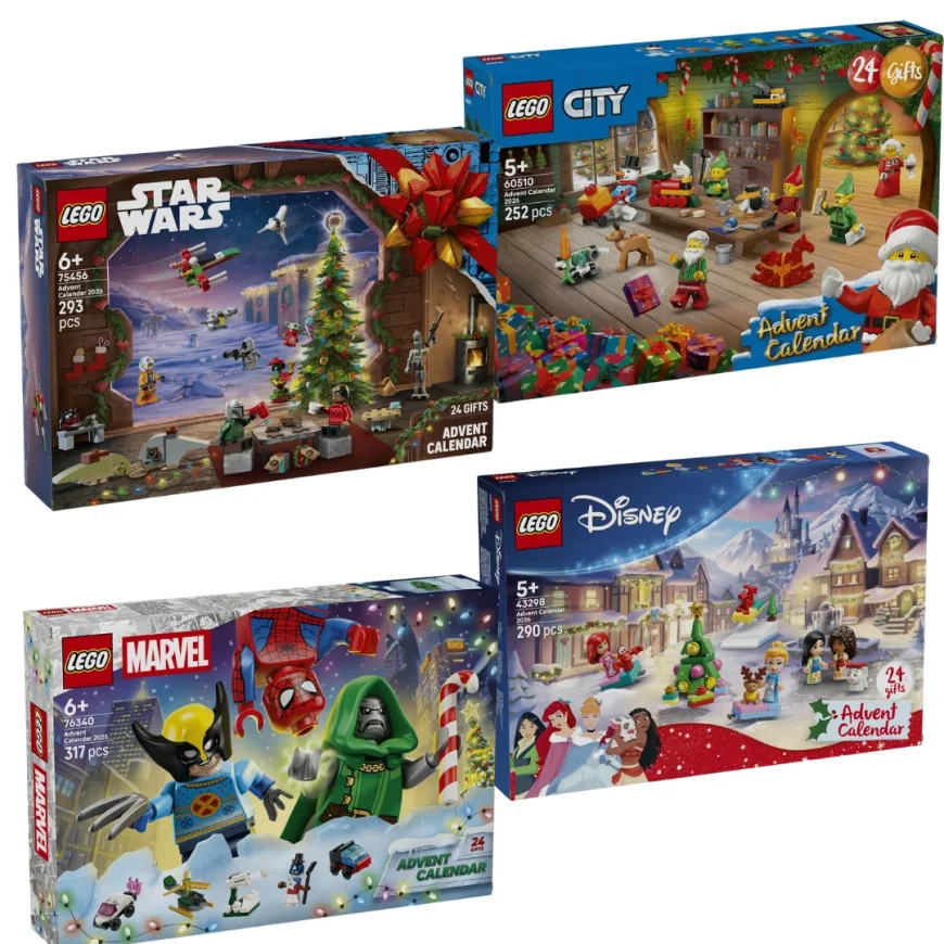 LEGO Drops to 4 Lego Advent Calendars 2026, Marvel Returns