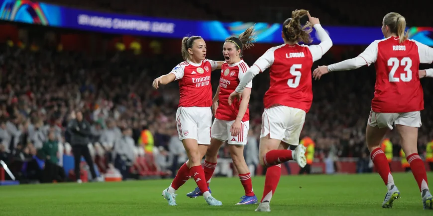 Arsenal Carry 2-1 Lead Into Lyon Vs Arsenal Second Leg