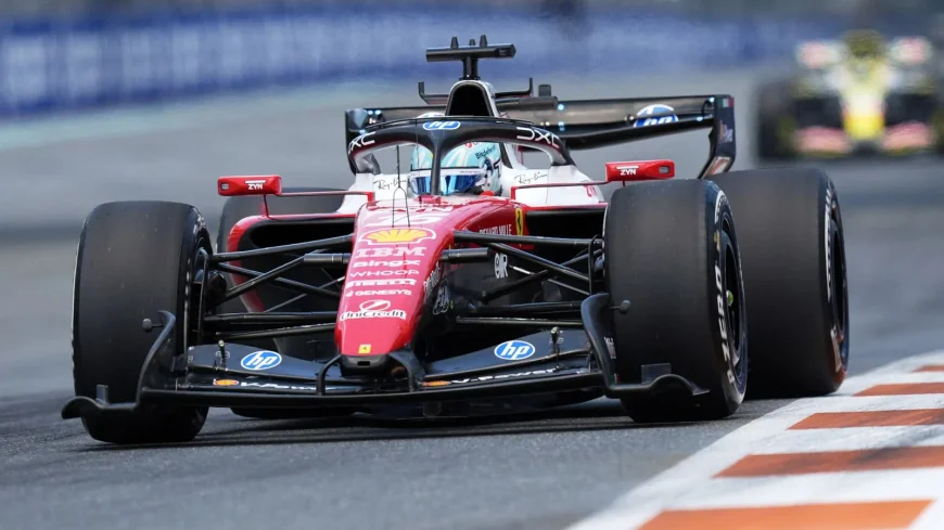 Charles Leclerc Tops Miami Practice by 0.297s in Ferrari